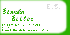 bianka beller business card